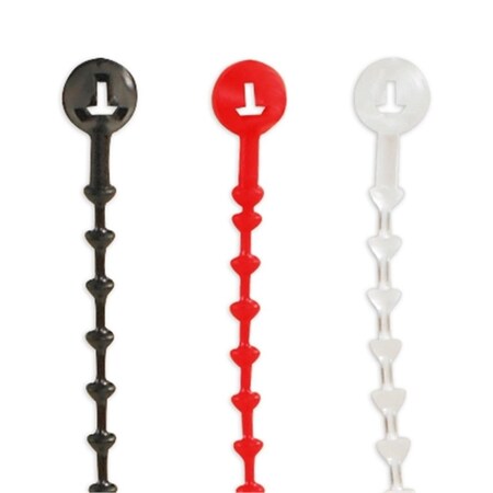 Box Partners Beadle Wrap, 8 in L, Red, 18 lb Strength CTBS8B